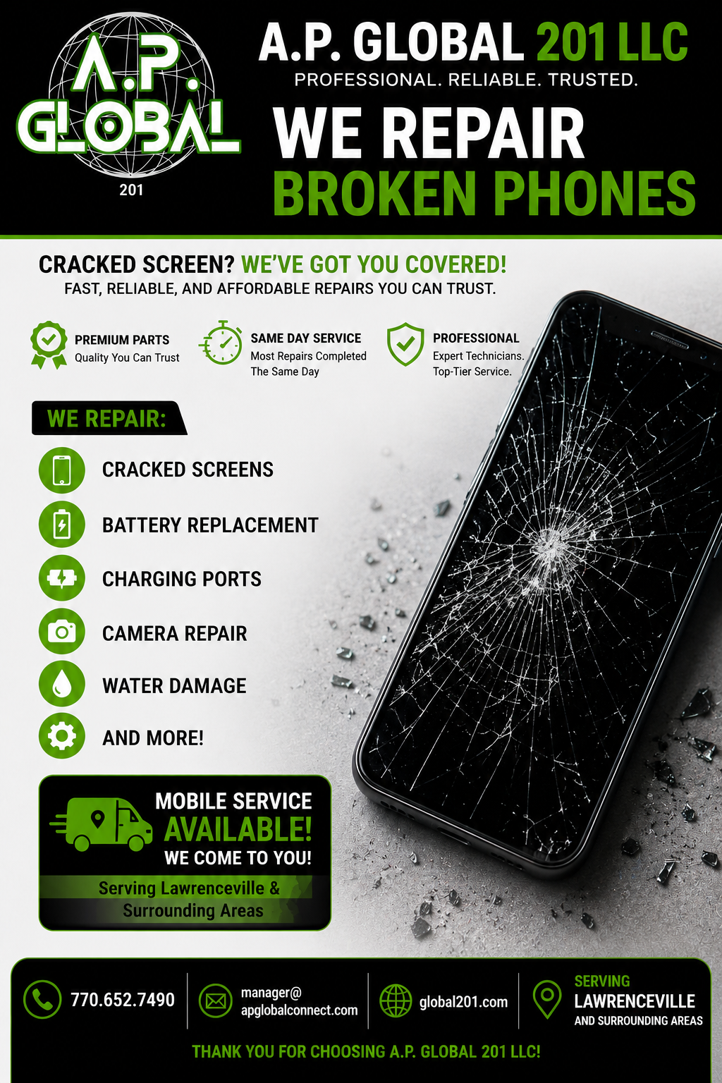 iPhone Screen Repair — Lawrenceville